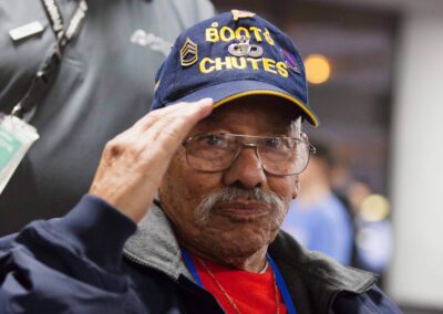 Veteran Saluting